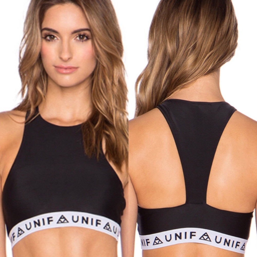 ⚡️SALE⚡️ UNIF PEP SWIM CROP TOP